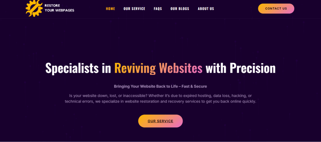 Discover why RestoreWebpages.com is the best Wayback Machine alternative to recover, rebuild, and download deleted or archived websites with ease.